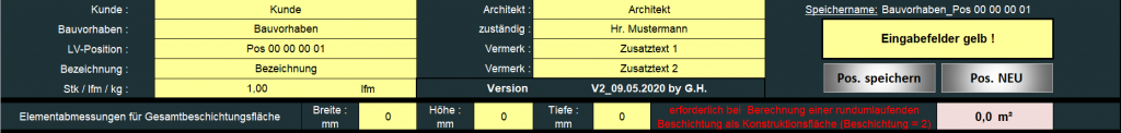 Angebotsdaten Angebotsdaten